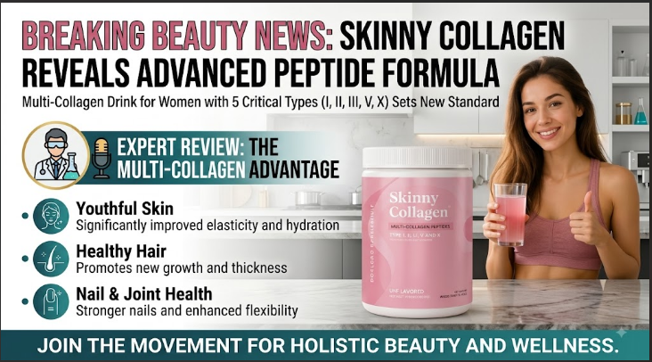 Skinny Collagen Fat Burning Blend multi-collagen peptide powder tub